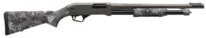 Winchester SXP Hybrid Defender 12 Gauge pump shotgun with 18in barrel and TrueTimber Midnight synthetic stock