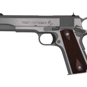 Colt 1911 Classic Government 9mm 5-inch stainless pistol with rosewood grips