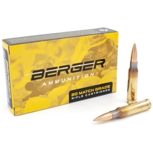 Berger Bullets 308 Winchester 185gr Juggernaut OTM match ammo box 20 rounds