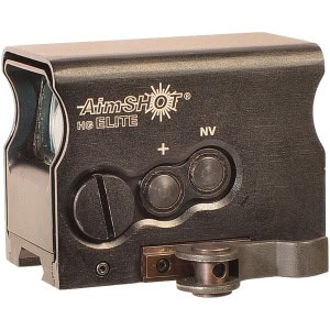 AimShot HG Elite 1x34mm green crosshair reflex sight, black hardcoat anodized finish
