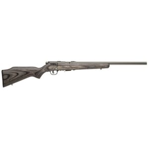 Savage 93R17 BVSS .17 HMR rifle 21 in stainless heavy barrel gray laminate stock