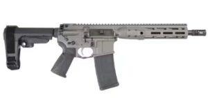 LWRC IC-DI 5.56 NATO 10.5 inch threaded barrel M-LOK SBA3 pistol brace tungsten