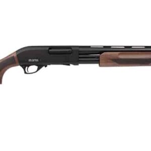 Rock Island Armory YPA12H22-WD 12 Gauge 22-inch pump shotgun in black with walnut stock