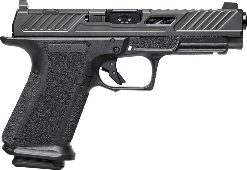 Shadow Systems MR920L 9mm pistol, black frame, DLC slide, tritium sight