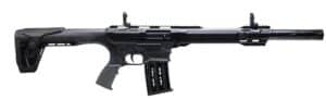Charles Daly AR-12A 12GA semi-auto shotgun, 18.5in barrel, black finish, adjustable synthetic stock