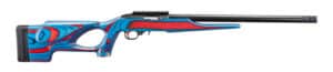 Ruger 10/22 Target USA Shooting 2024 TALO 18-inch .22 LR semi-automatic rifle in red white blue