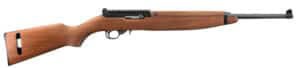Ruger 10/22 M1 Carbine .22 LR 18.5in blued barrel hardwood stock 10-round rotary magazine