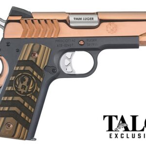 Ruger SR1911 9mm 4.25-inch Rose Gold two-tone pistol left profile