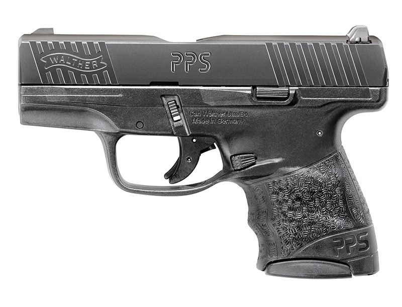 Walther PPS M2 9mm compact semi-auto pistol, matte black finish
