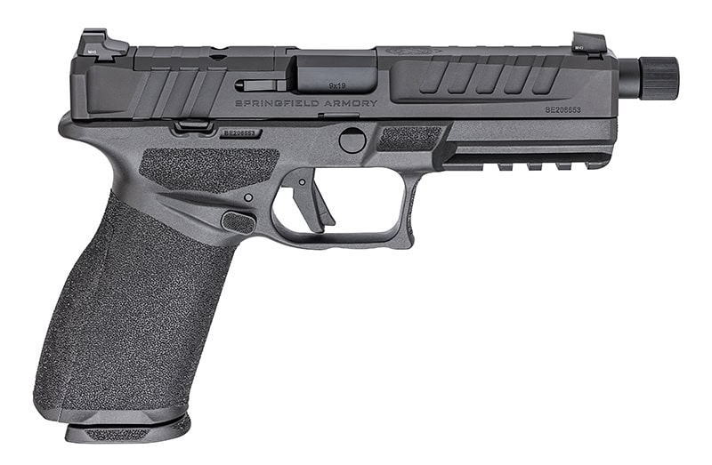 Springfield Armory Echelon 9mm pistol, black, optic-ready slide, threaded barrel, tritium sights