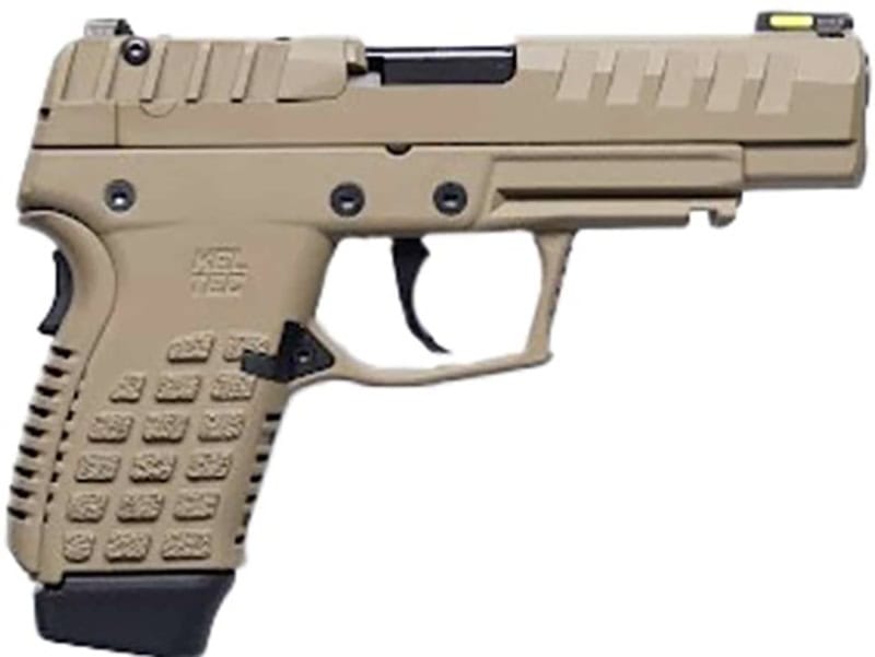 Kel-Tec P15 9mm pistol, 4-inch barrel, fiber optic sights, polymer frame