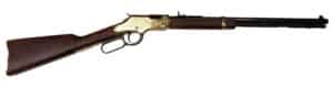 Henry Golden Boy Deluxe 4th Ed engraved blued octagon barrel walnut stock 22 WMR lever rifle