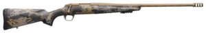 Browning X-Bolt Mountain Pro 6.8 Western 24 inch fluted barrel rifle in burnt bronze with camo carbon fiber stock