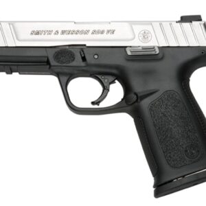 Smith & Wesson SD9VE two-tone 9mm pistol, 4-inch barrel, right-side view
