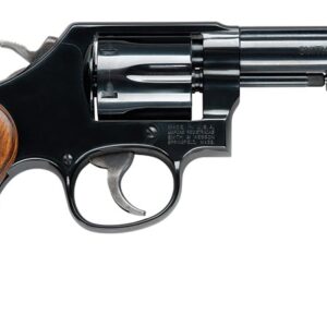 Smith & Wesson Model 10 Classic .38 Special 4-inch blued revolver with wood grips