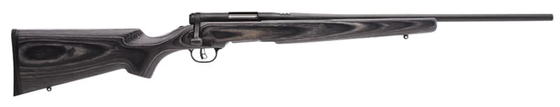 Savage B.Mag Sporter .17 WSM 22in gray laminate stock bolt-action rifle drilled and tapped receiver