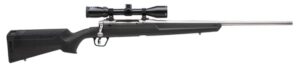 Savage Axis II XP 22-250 Rem 22-inch stainless barrel black synthetic stock with Bushnell Banner 3-9x40 scope