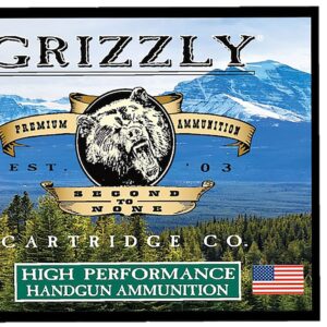 Box of Grizzly Ammo GC4SW1 .40 S&W 200gr Jacketed Hollow Point cartridges