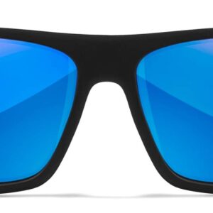 Wiley X Peak Captivate (ACPEA19) shooting glasses, BLU MIR lens and MTBLK frame