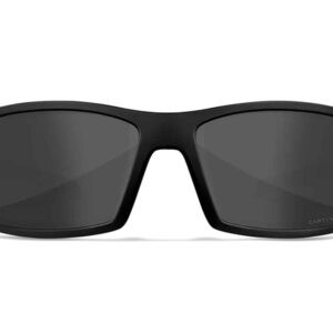 Wiley X Twisted SSTWI18 M/L safety glasses, gray polarized polycarbonate lens, matte black frame
