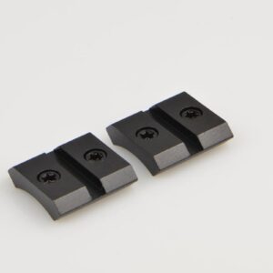 Warne Maxima 2-piece steel scope base matte black for Ruger American Rimfire Marlin XT-22 XT-17