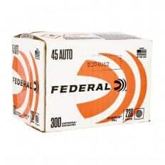 Federal Champion .45 ACP 230gr FMJ 300-count bulk box ammunition