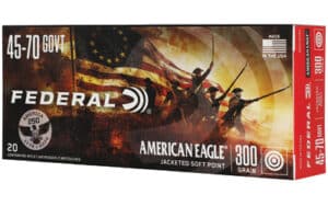 Federal American Eagle .45-70 Govt 300 gr Jacketed Soft Point 20 rd box