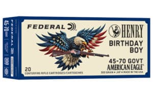 Federal Henry Birthday Boy .45-70 300Gr JSP ammunition box