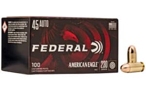 Federal American Eagle .45 ACP 230 gr FMJ 100 rd box