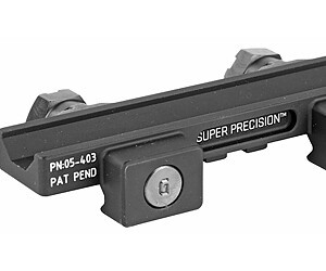 Geissele Super Precision ACOG mount in black, single-piece 7075-T6 aluminum