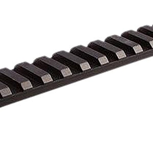 High-quality black scope mount rail for rifles.