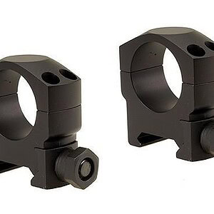 Leupold Mark 4 1-inch medium aluminum scope rings, matte black