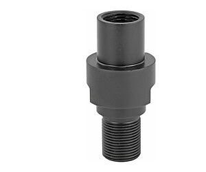 Black pipe fitting for plumbing and industrial use.