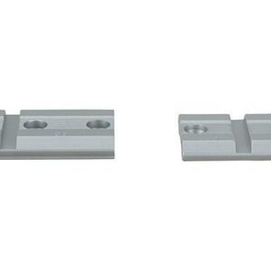 WEAVER two-piece top mount scope base pair for Remington 700 in silver aluminum