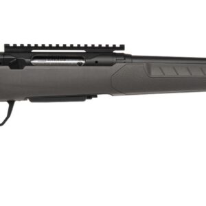 Rifle with scope and adjustable stock for precision shooting. Perfect for hunting and target practic.