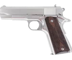 Tisas 1911 Tank Commander .45 ACP 4.25in nickel finish with walnut grips