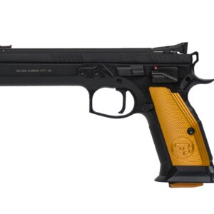 CZ-USA CZ 75 Orange 40 S&W semi-automatic pistol, adjustable target sights