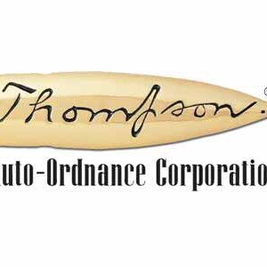 Thompson Auto-Ordnance Corporation logo with vintage style text.