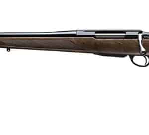 Tikka T3x Hunter left-hand 6.5 Creedmoor rifle, blued finish, oiled walnut stock, threaded barrel