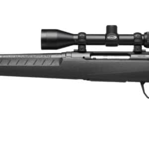 Savage Axis XP Compact .308 Win left-hand black synthetic rifle with factory 3-9x40 scope