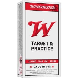 Winchester Target & Practice 32 Auto 71 GR FMJ 50 RDS.