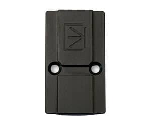 Black key fob for remote control or keyless entry systems.