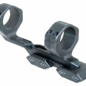 High-quality scope mount with dual rings for rifles.