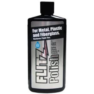 Fluid Plastic Restorer for metal, plastic, fiberglass, and more.