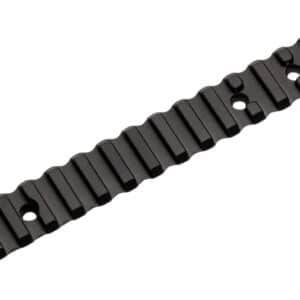 Black tactical rail mount for firearms, precision accessory for customization.