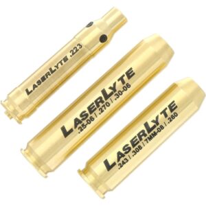 Laserlyte laser cartridges for firearm training and practice.