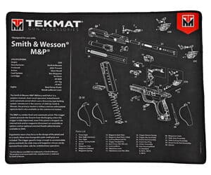 Detailed diagram of Smith & Wesson M&P firearm components for repair and maintenance.