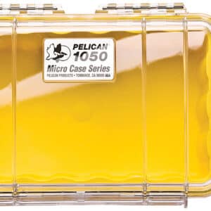 Pelican Micro Case 1050 yellow/clear polycarbonate protective case