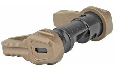 Fortis SLS Fifty ambidextrous safety selector, Flat Dark Earth matte finish