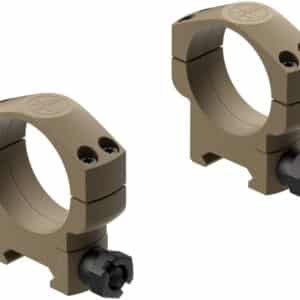 Leupold Mark 4 35mm high aluminum scope rings in Flat Dark Earth
